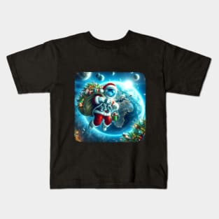 Santa Astronaut Kids T-Shirt